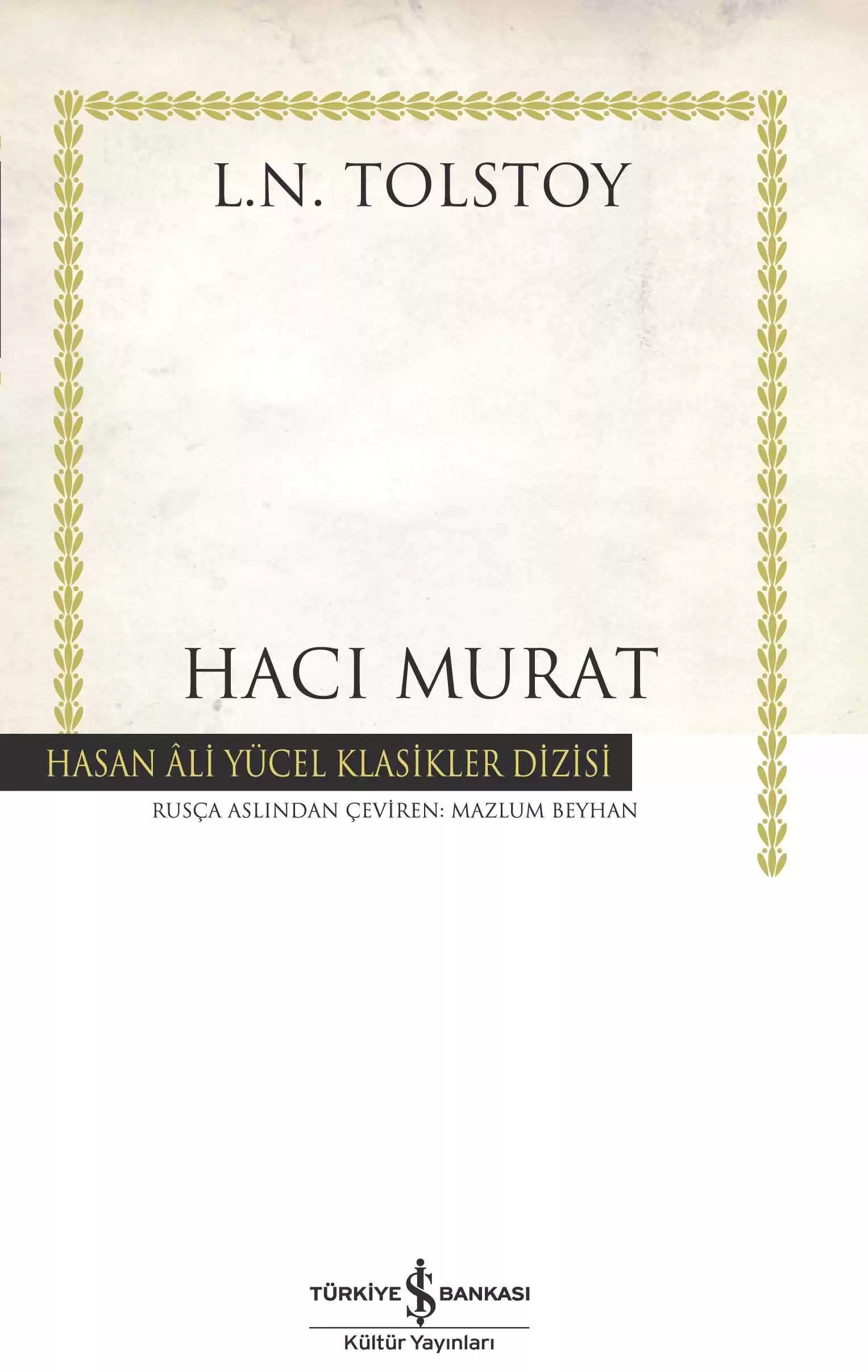 Hacı Murat – Ciltli