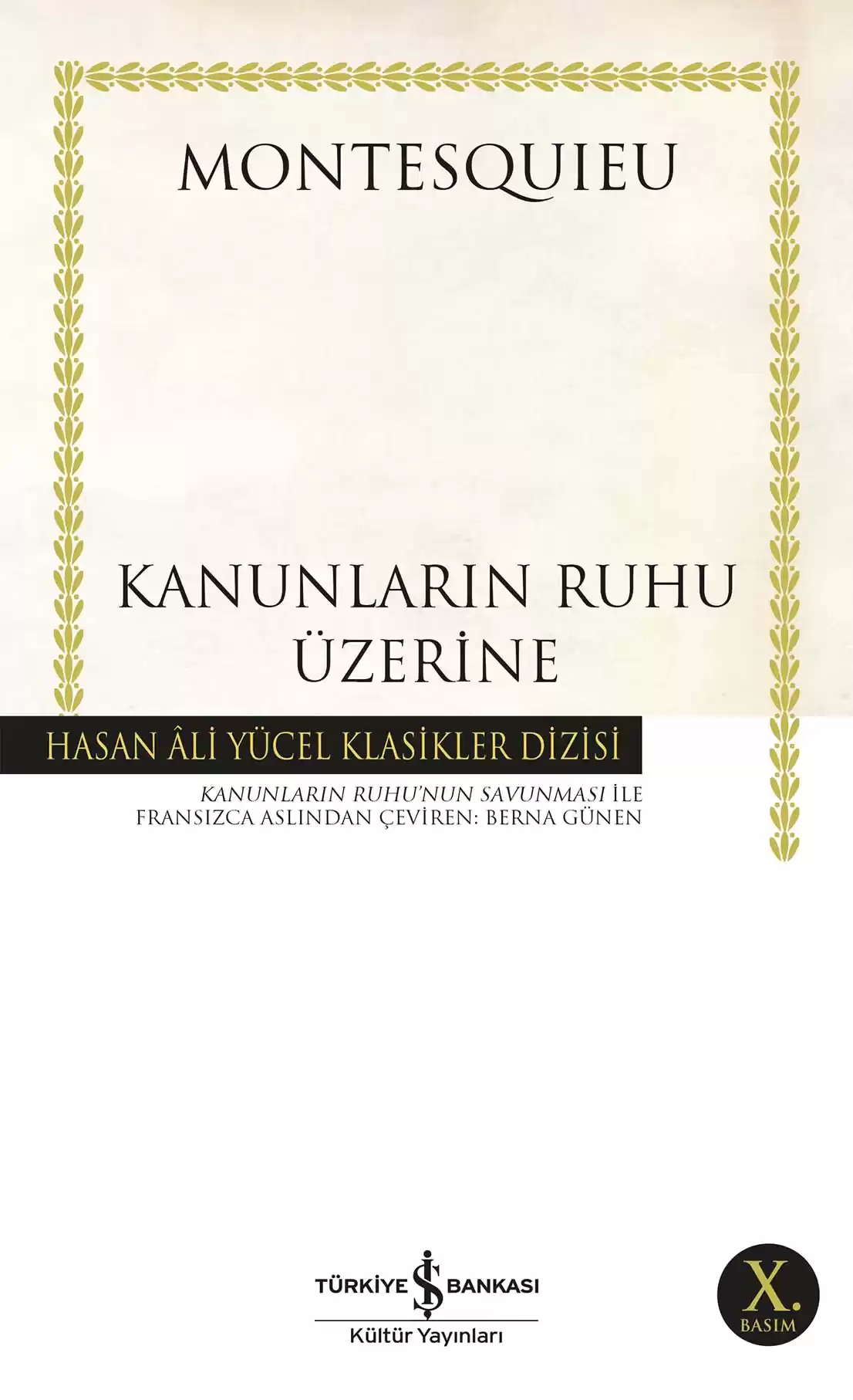 Kanunların Ruhu Üzerine